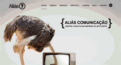 Desktop Screenshot of alias.com.br