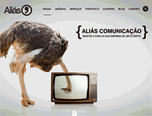 Tablet Screenshot of alias.com.br